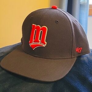 Vintage Look Minnesota Twins Snap- back Hat- Excellent Condition!